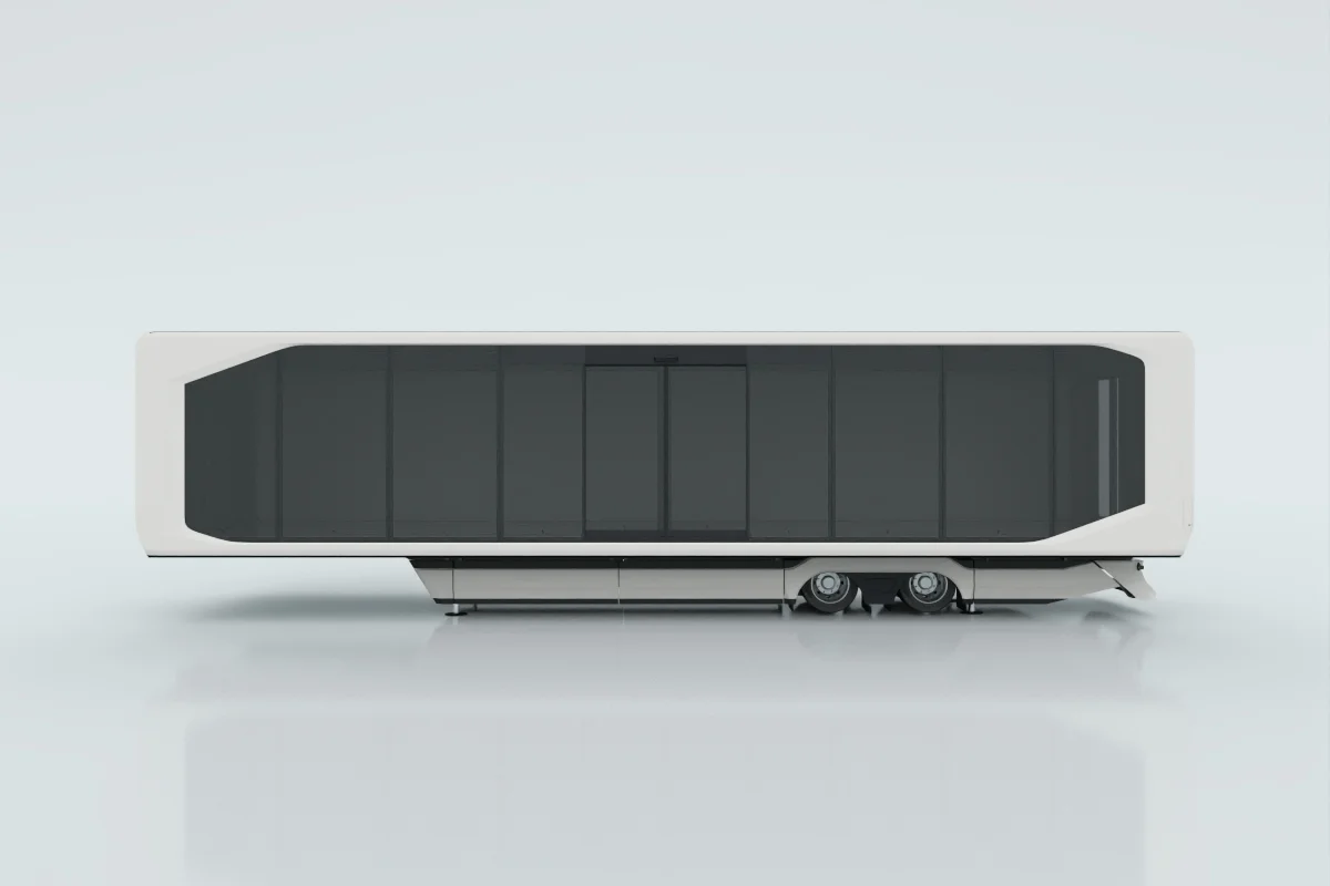 Premium glass with electric sliding doors