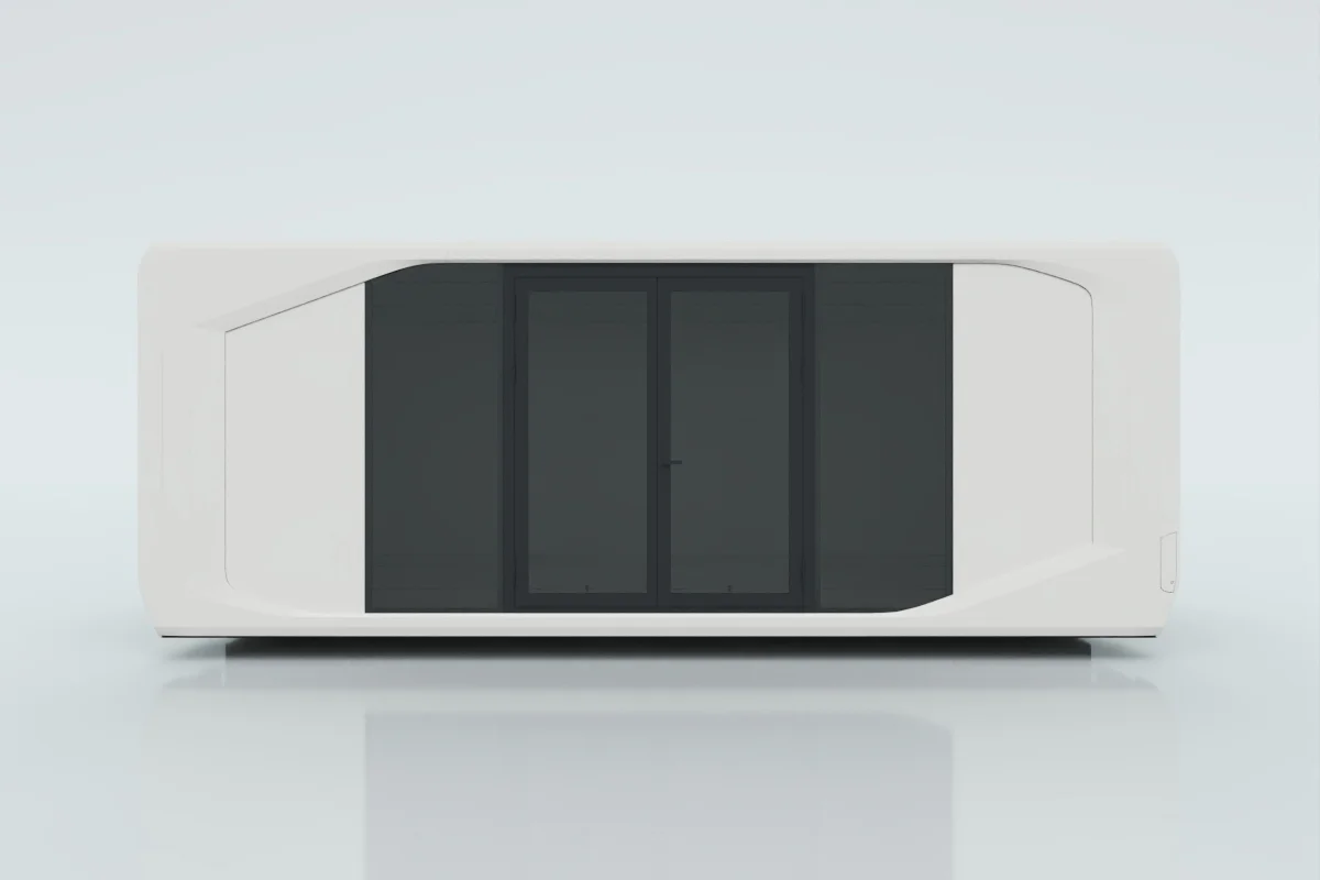 50% premium glass with double hinged door